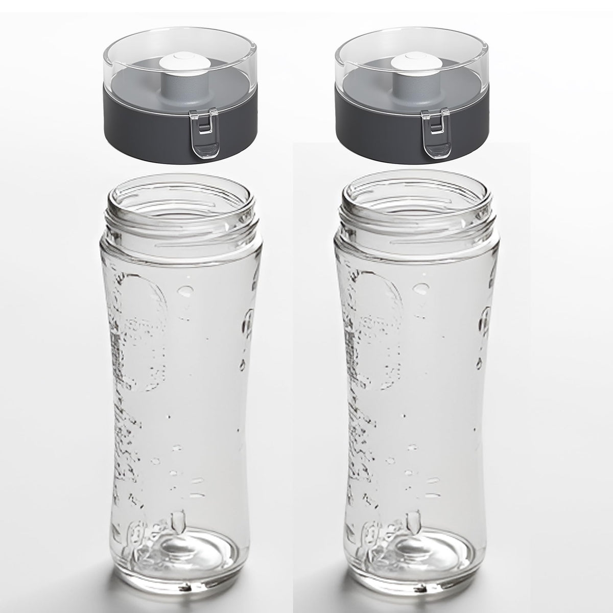 CXQ 2 Packs Replacement Parts 20oz Sports Bottle with Spill-Proof Lid, Compatible with Oster MyBlend Plus Personal Blender 20-Oz &Oster Classic Series Heritage Blender