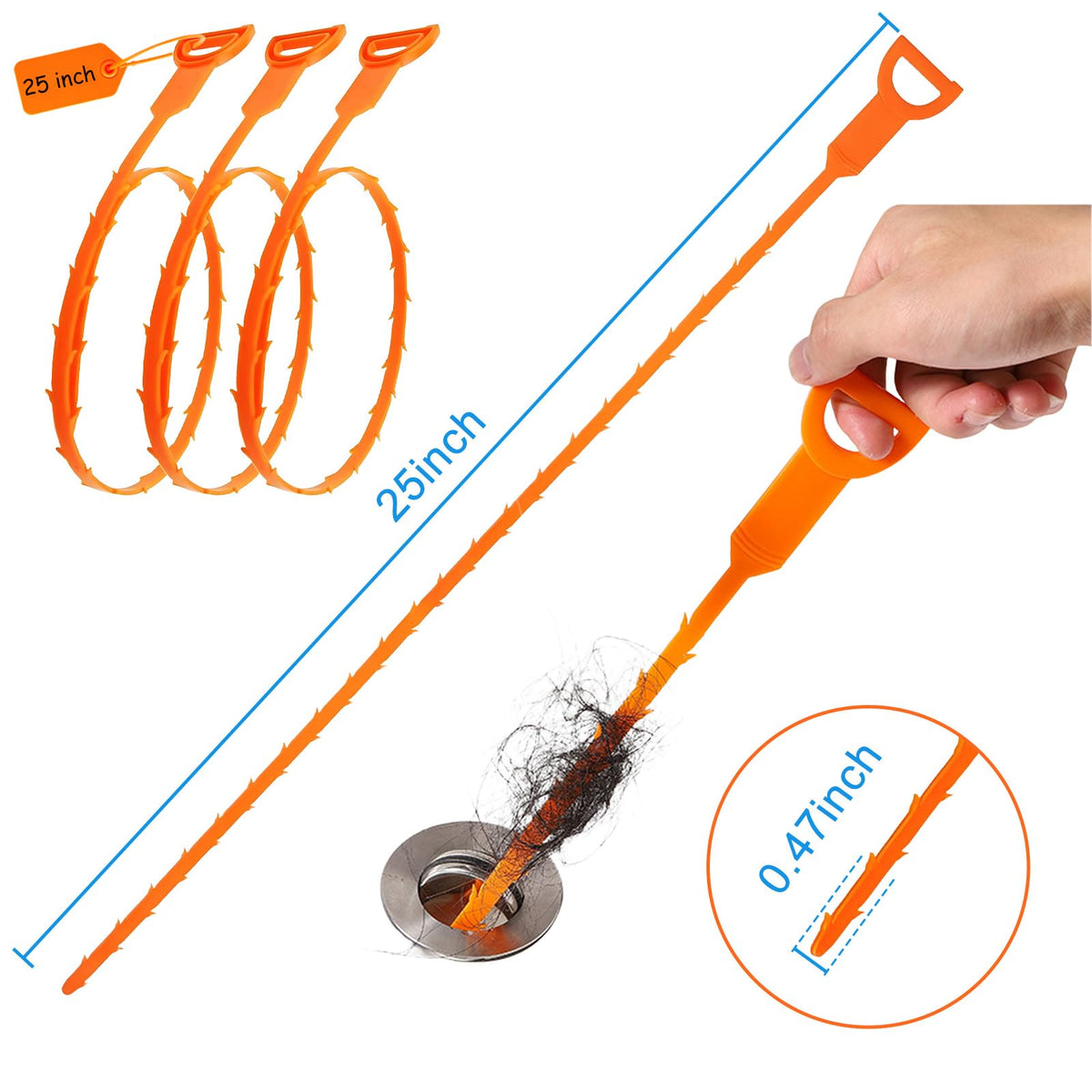 Rmticd Toilet Plunger, High-Pressure Plungers for Bathroom, Toilet Brush and Plunger Set - Powerful Air Drain Unclogger & Heavy-Duty Clog Remover for Bathroom Drains, and Clogged Pipes