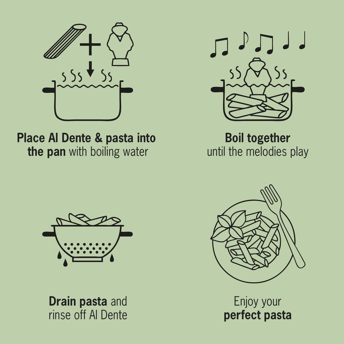 Al Dente Red – The Singing Floating Pasta Timer (2 Pack): Sings Different Tunes When Pasta is Ready at 3, 7, 9, and 11 Minutes, Boils with Any Pasta in The Pot, Floats in Cold & Hot Water