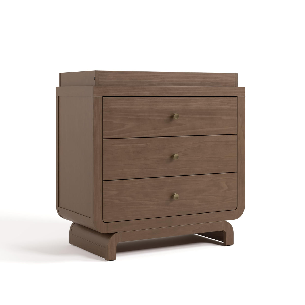 Storkcraft Santorini 3 Drawer Chest with Changing Topper (Hazelnut) – GREENGUARD Gold Certified, Award-Winning Premium Wood Dresser for Baby & Kids Bedroom with Interlocking Drawer System