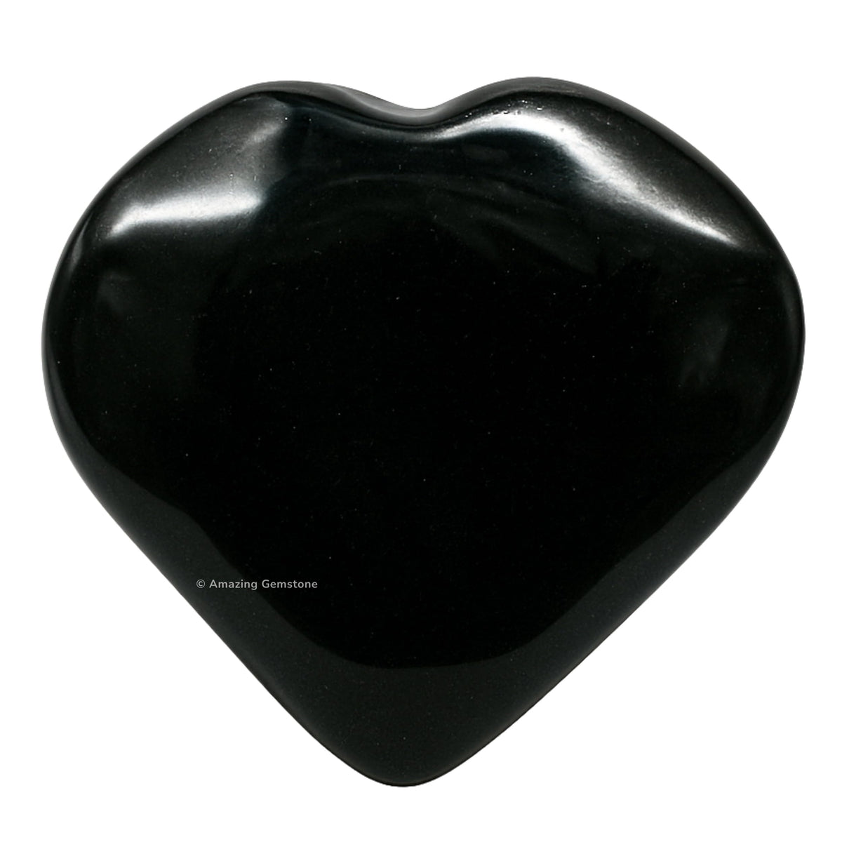 Amazing Gemstone Black Tourmaline Stone Heart - Pack of 2 Crystal Heart Stones Rocks - Corazones De Piedra Crystals and Healing Stones Heart Shaped Crystal - Stocking Stuffers Gifts