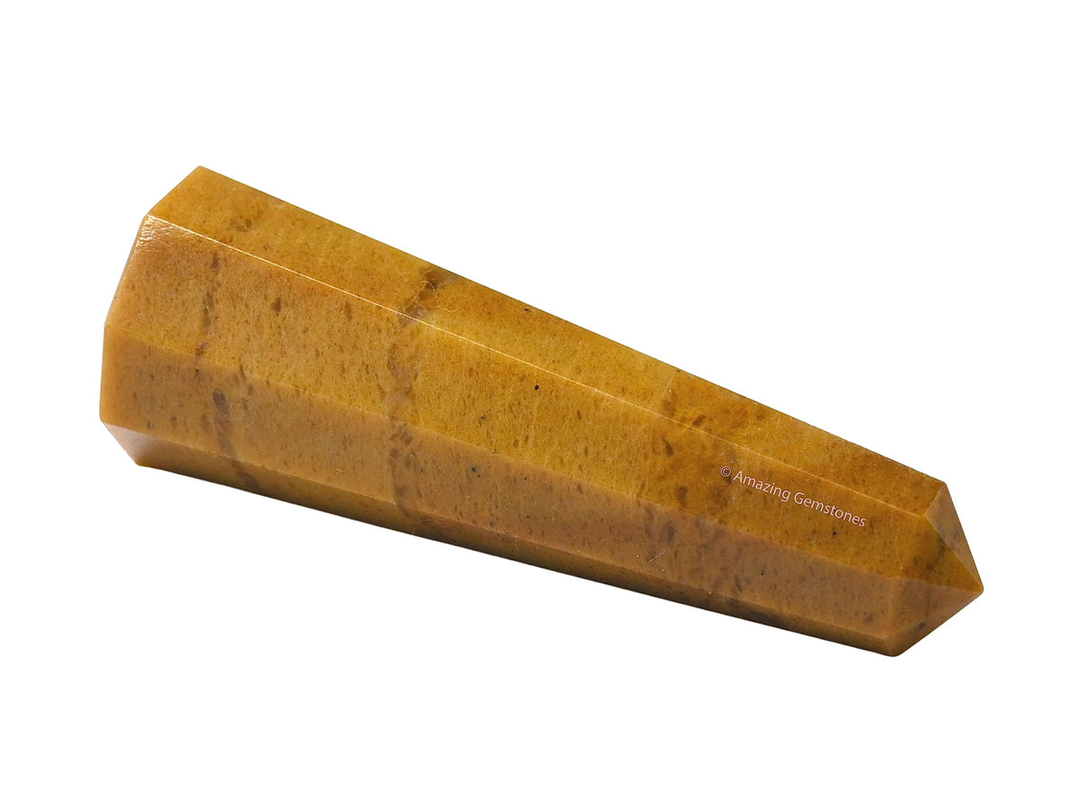 Amazing Gemstone Yellow Jasper Crystal Towers - Natural Healing Crystal Point Obelisk for Reiki Healing and Crystal Grid (3" to 4" INCH)