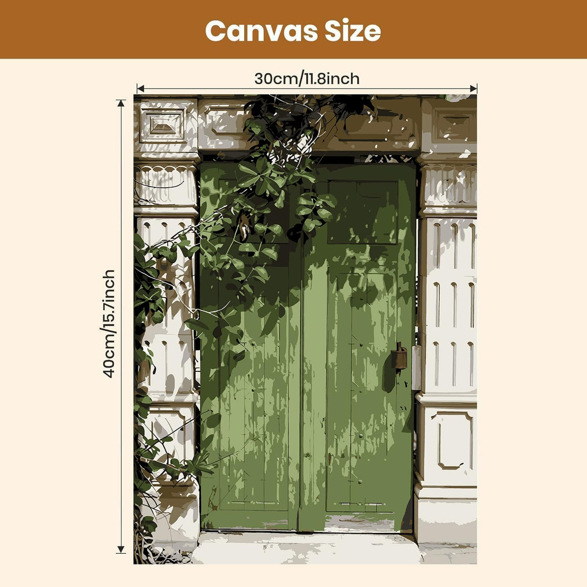 WUDWL 3 Pack Paint by Numbers for Adults and Kids,Landscape Painting Wall Decor Painting by Number Kits On Canvas, Number Artist Paint by Number Kit Funny Without Frame DIY, Home Wall Decor, 12x16in