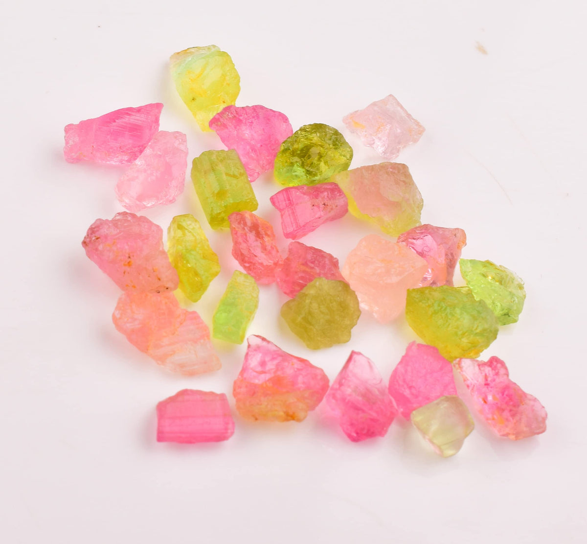 25 Carat Natural Multi Tourmaline Stone Rough, Wholesale Raw Gemstone, Uncut Shape for Jewelry Making, Gemstone Supply Tool, Jewelry Making Stone, Rough Tourmaline, Healing Stone (multi tourmaline)
