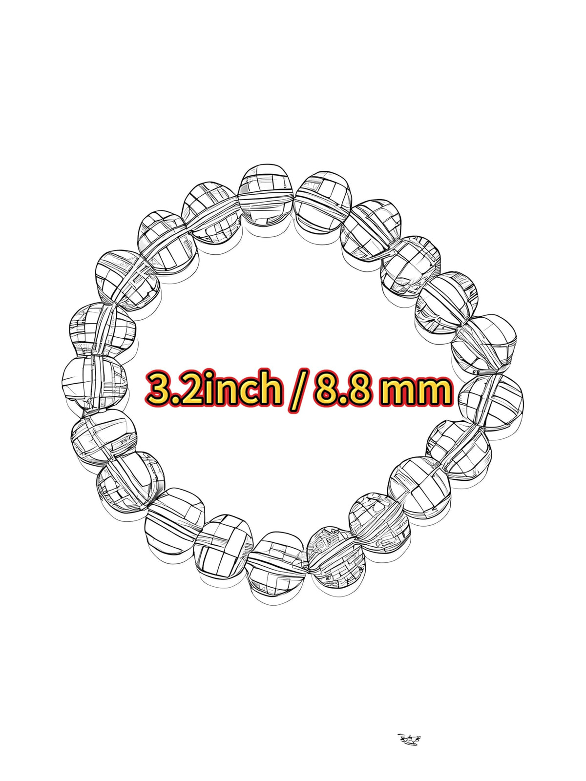 IETWIPNO Stretch Crystal Bracelet for Women,Elastic Beaded Bracelets Set of 1,Multicolor Healing Stone Adjustable Bangle, (10MM Round White AB)