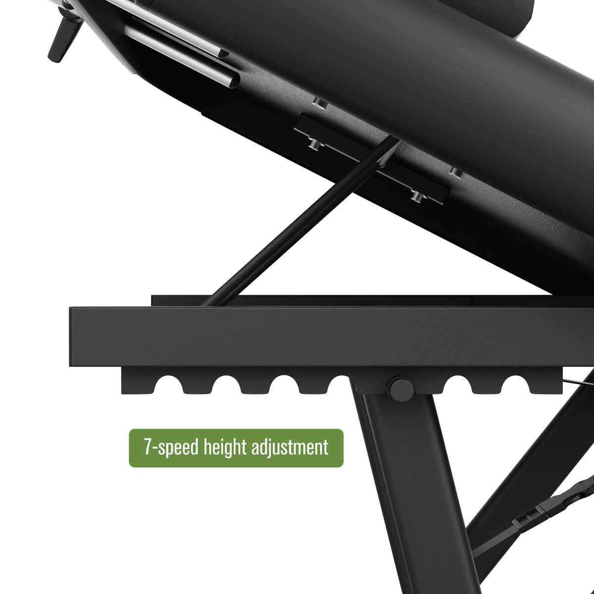 pouseayar Adjustable Massage Table with Face Pillow & Headrest, Sturdy and Solid, Silent and Easy to Adjust - Adjustable Backrest, Electric Leg Lifting, Black
