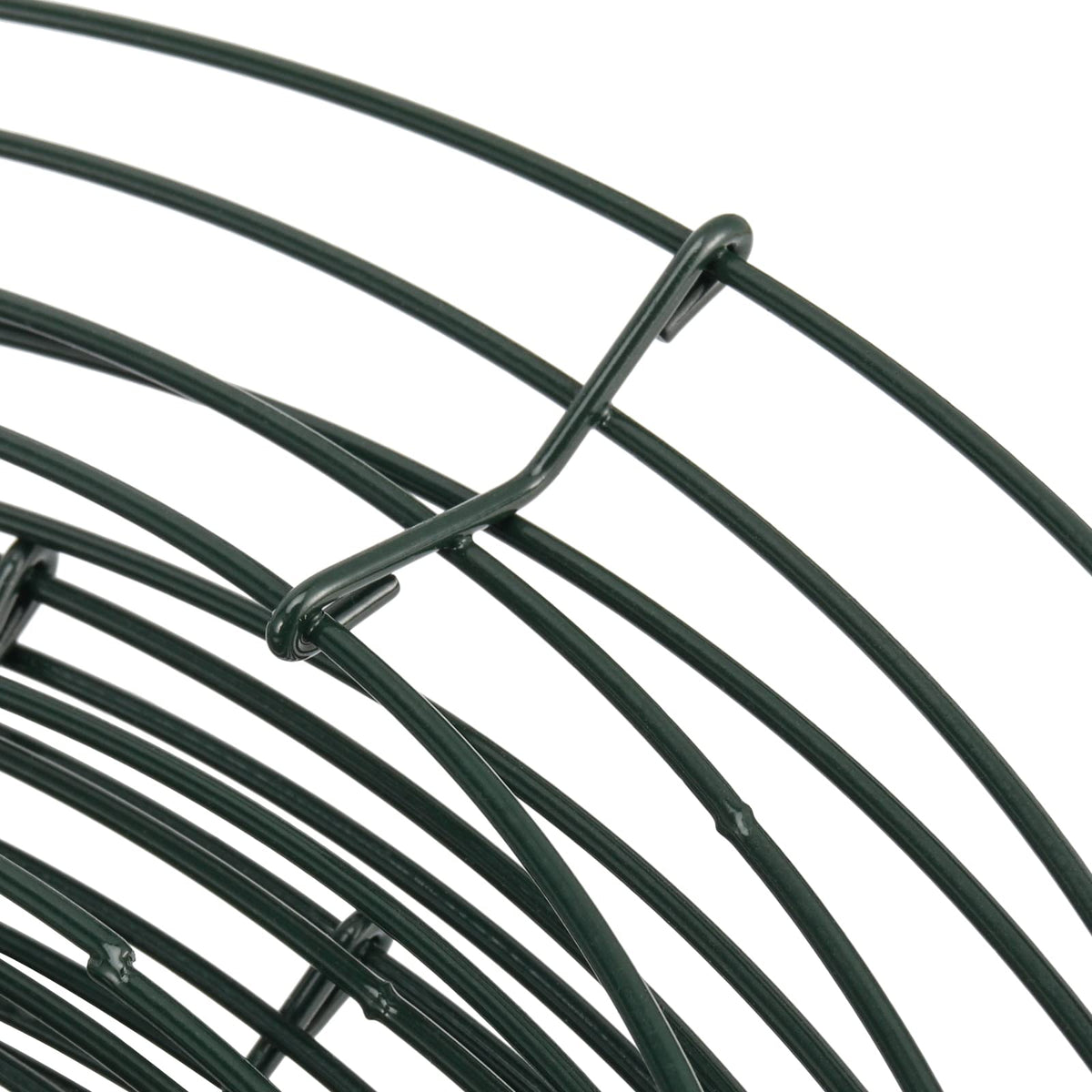 JEUIHAU 15 Pack 10 Inches Round Wire Wreath Frames, Green Metal Floral Wreath Frame, Wire Wreath Rings for Christmas New Year Party Home Decor DIY Crafts Supplies
