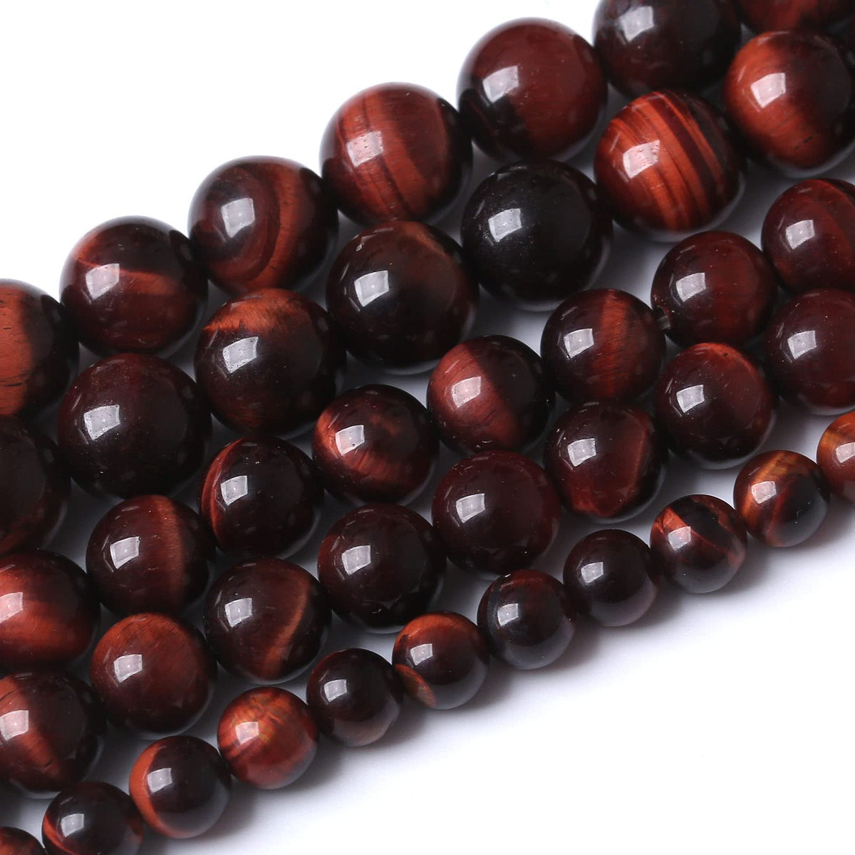 60PCS 6MM AAA Rose Red Tiger Eye Stone Beads Natural Gemstone Bead Crystal Healing Energy Jewelry Making DIY 15 inches