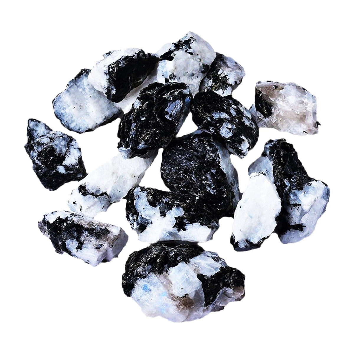 Raw Crystals, Large 1.2-2.0" Healing Crystal Natural Rough Stones for Intuition,Chakra,Meditation,Decoration,Polishing,Energy Work (Zebra Agate, 3.5oz-1.2-2.0"raw Crystals)