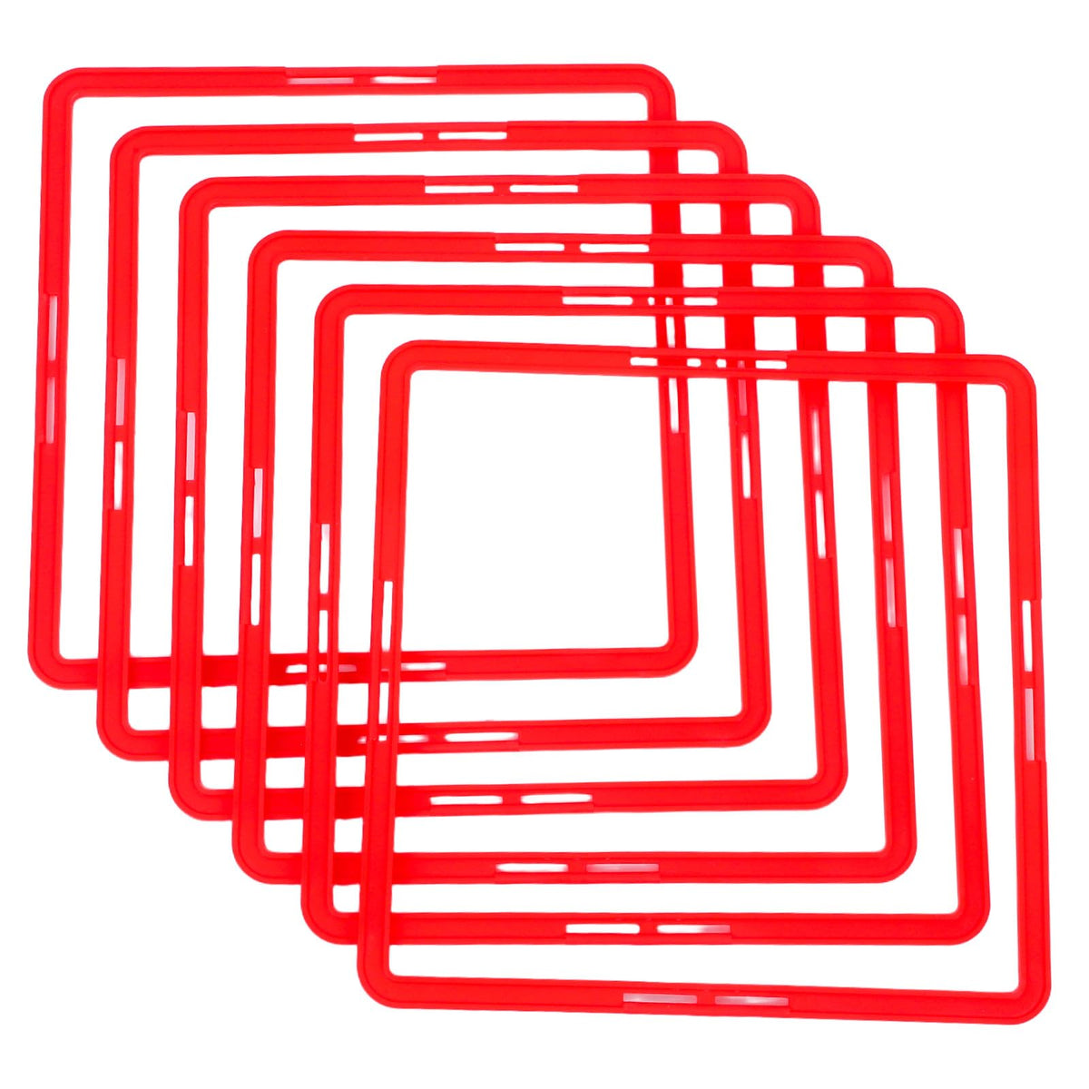 SEWACC 6 Pcs Portable Agility Rings for Football Training, Multi-Function Soccer Agility Circles for Speed and Skill Development