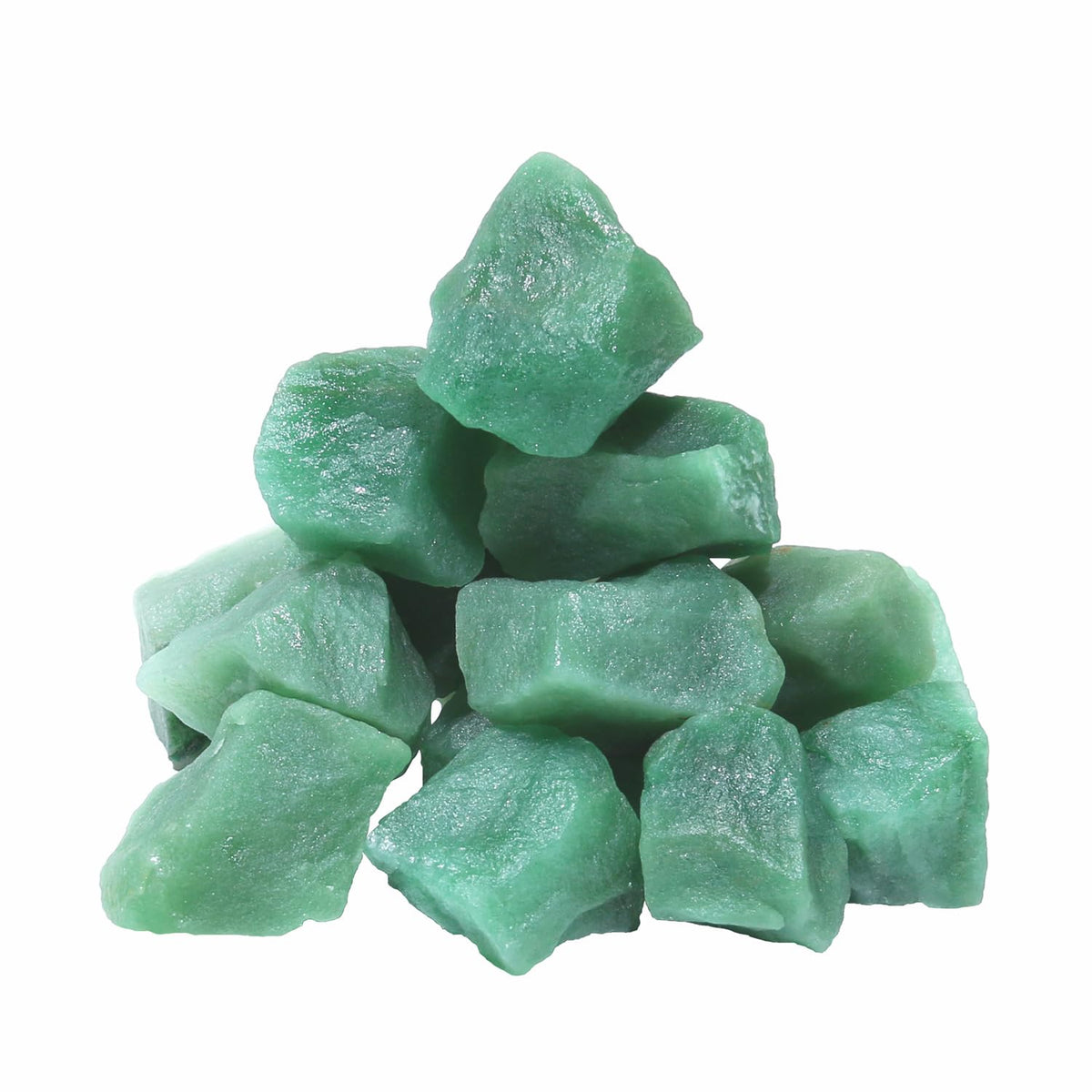 Nvzi Raw Green Aventurine Crystals Bulk, Real Gemstones and Crystals, Rocks and Minerals, Healing Crystals, Quartz Crystals and Healing Stones, Cuarzos Originales De Energia Y Piedras(1LB)