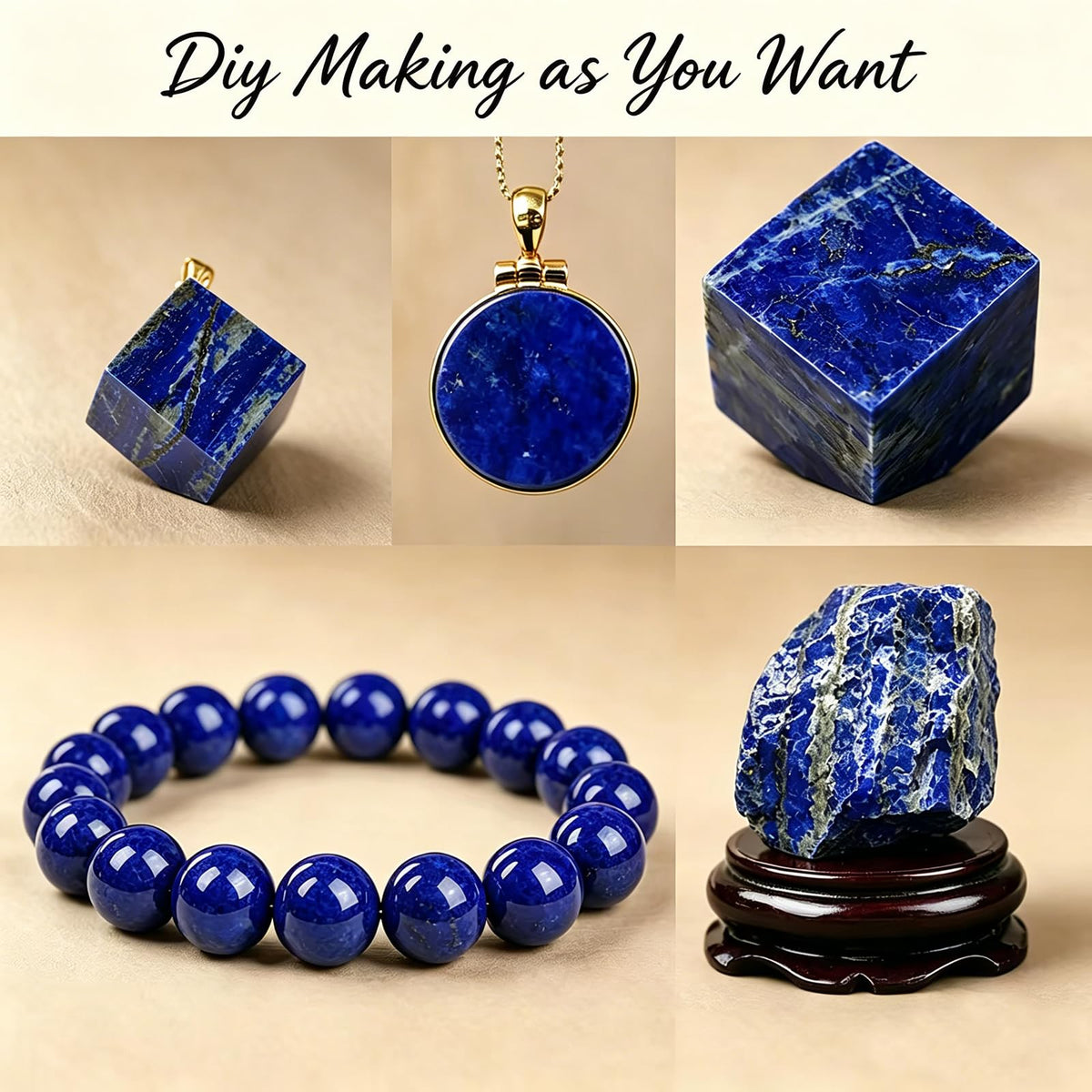 0.45lb Natural Lapis Lazuli Bulk Raw Crystals 1.2-2″Large Healing Stones for Tumbling, Wire Wrapping, Reiki, Meditation, Wicca, Chakra Balancing
