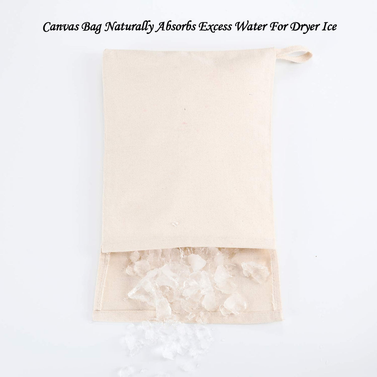 Boao 4 Pcs Canvas Lewis Ice Crusher Bag Reusable Crushed Ice Packs 13.5 x 8.5 inches Professional Bartender Kit for Home Party Bar Kitchen