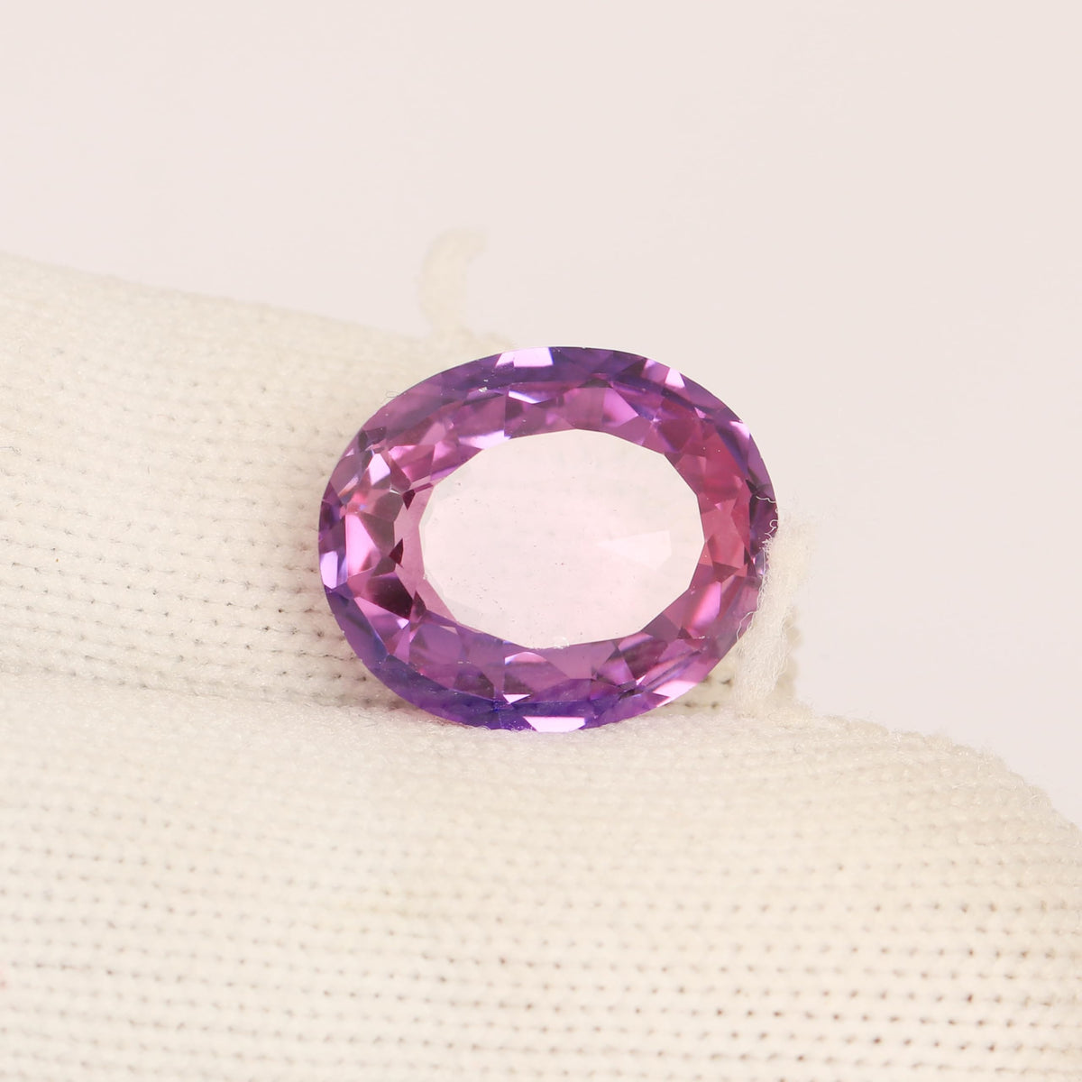 REAL-GEMS Jewelry Making Stone AAA+ 12.75 Carat Pink Kunzite Oval Cut Faceted Loose Gemstone for Pendant