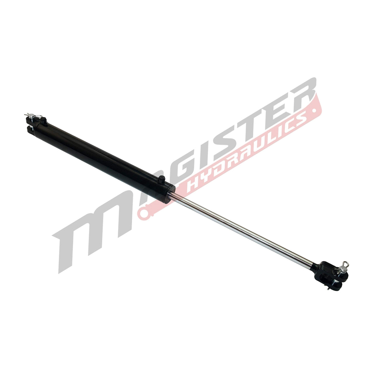 Magister Hydraulics Double Acting Hydraulic Cylinder - AG Clevis Hydraulic Cylinder 2500 PSI tie-Rod Alternative 3.5" bore 24" Stroke (3.5x24)
