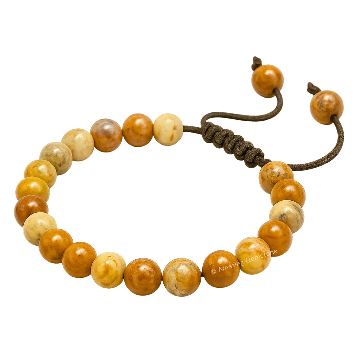 Amazing Gemstone Crazy Lace Agate Bracelet, Gifts For Men & Women - Protection Healing Crystal Bracelet - 8mm Gemstone Beaded Adjustable Bracelet, Pulseras Para Hombres Mujer Stocking Stuffers