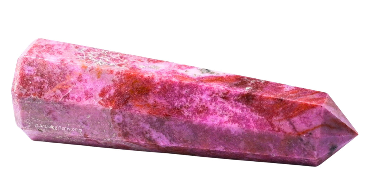 Amazing Gemstone Cobalt Calcite Crystal Towers - Natural Healing Crystal Point Obelisk for Reiki Healing and Crystal Grid (3" to 4" INCH)