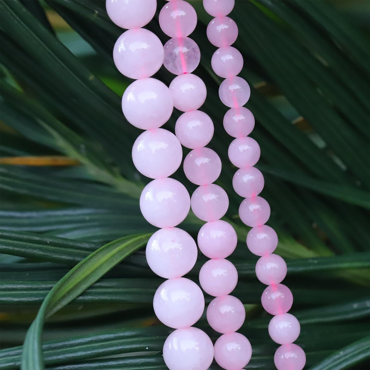 35pcs 10mm Natural Gemstone Beads for Jewelry Making Supplies,Pink Jade Healing Crystal Polished Round Loose Stone Beads for Bracelet Necklace 15 Inch