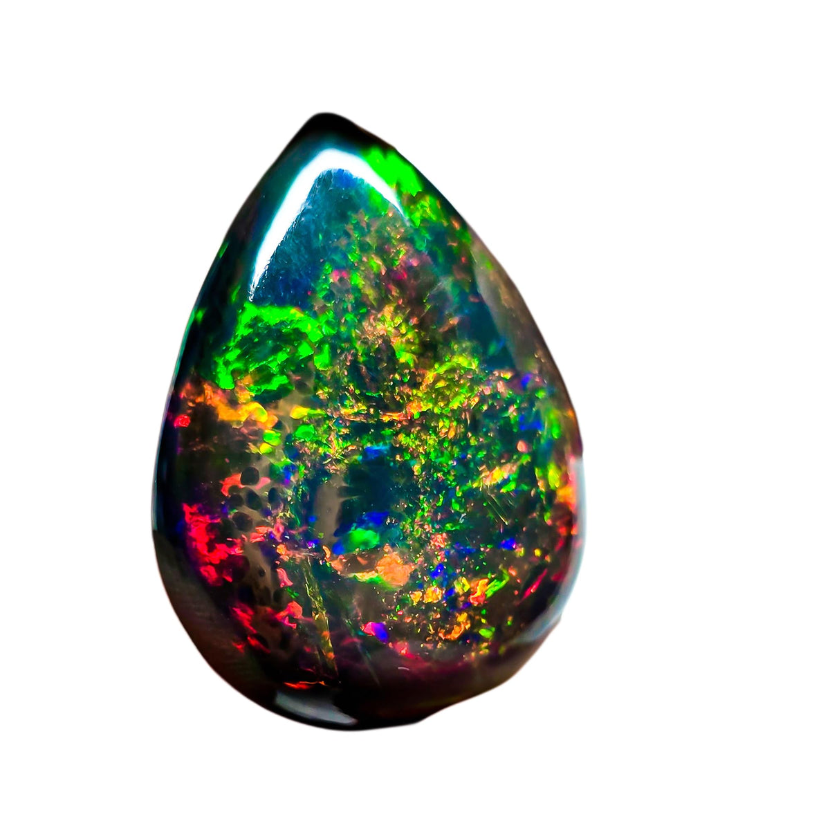 21.50 Ct Welo Fire Ethiopian Opal | Oval Cabochon Loose Gemstone 23x18 mm