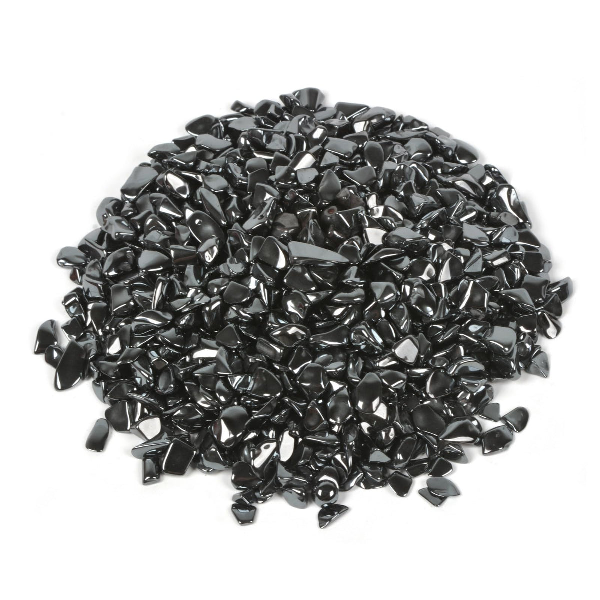 Hematite Polished Chips Crushed Tumbled Stone Crystal Healing Embellishments 100 grams