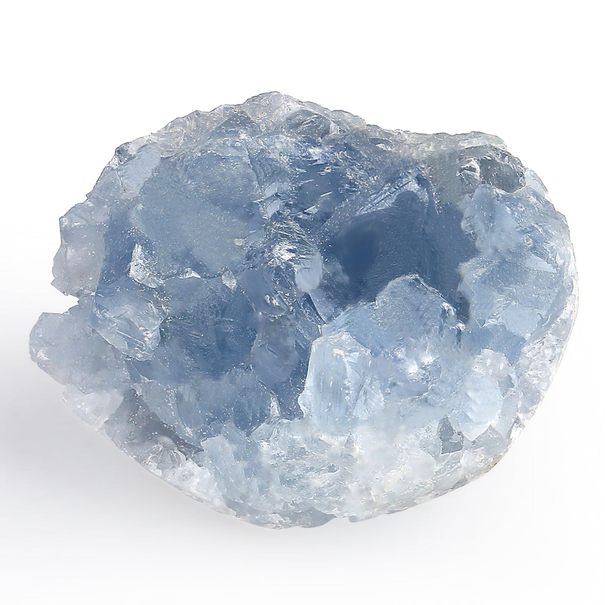 ZHIYUXI Celestite Crystals Aquamarine Stone Rocks Gems Blue Crystal Gemstones Cluster Geodes Raw Crystals Aquamarine Crystals Natural Rock Gem Stones Collection Reiki Geode Energy Balance 1pc 50-70g