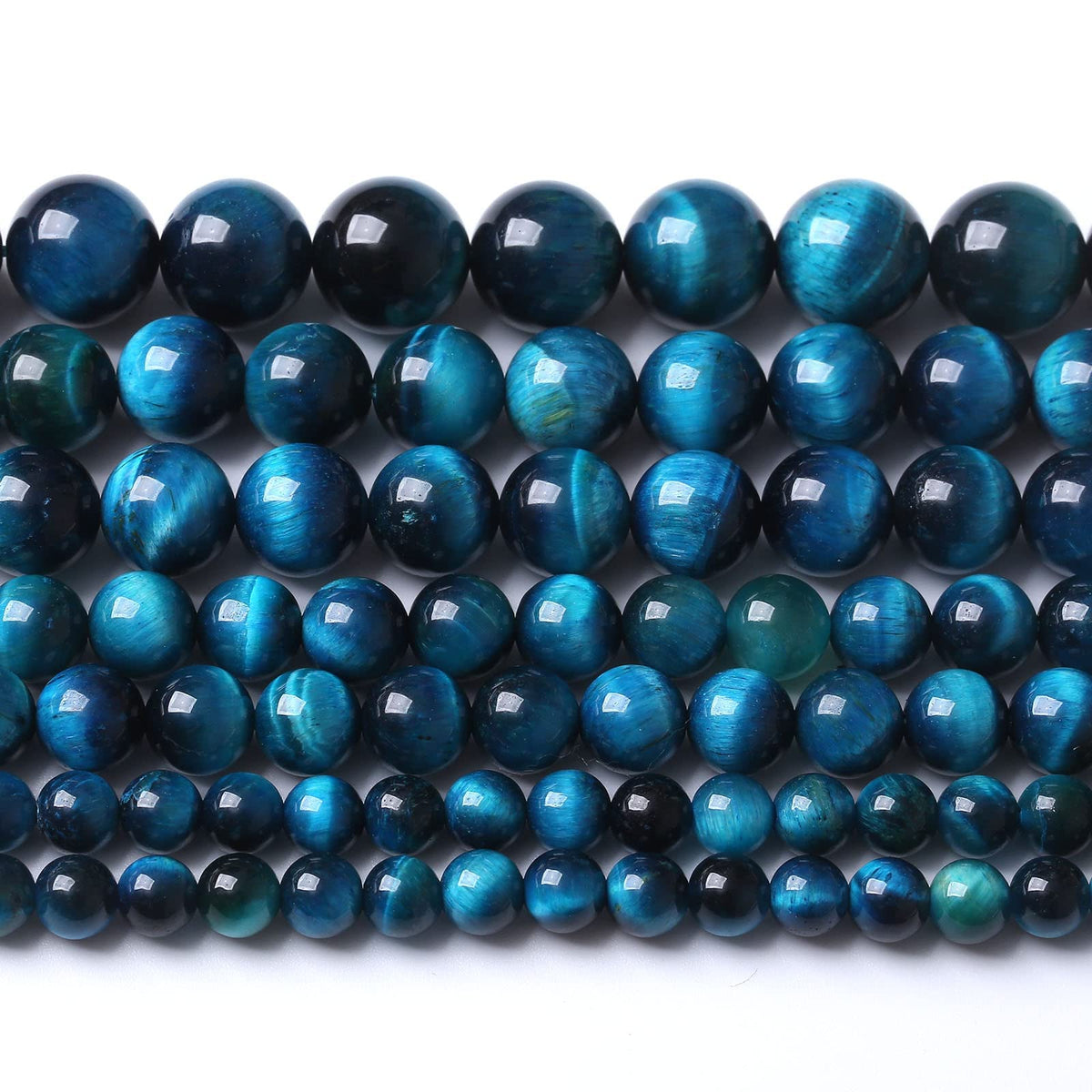 90PCS 4MM AAA Blue Tiger Eye Stone Beads Natural Gemstone Bead Crystal Healing Energy Jewelry Making DIY 15 inches