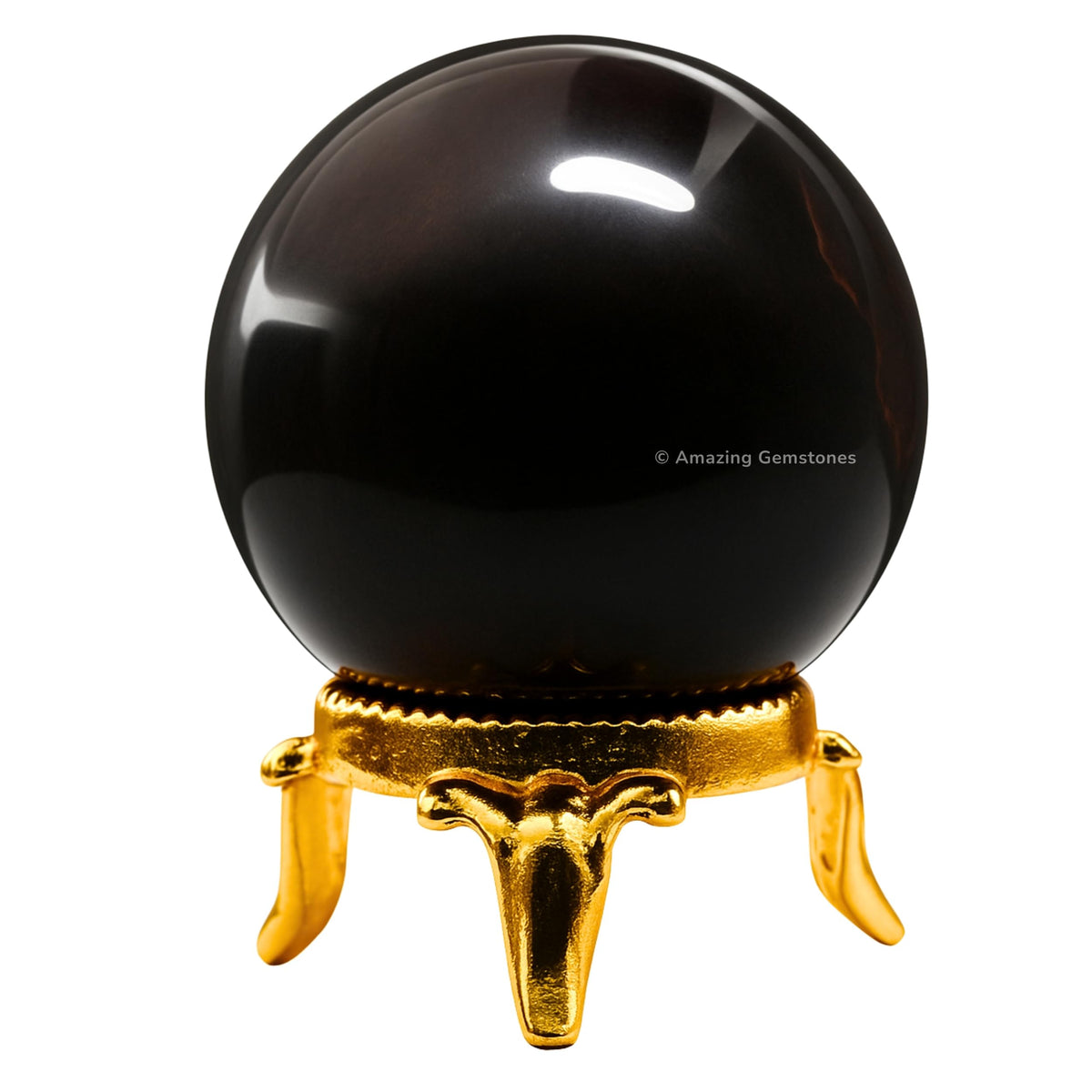 Amazing Gemstone Garnet Crystal Ball with Stand - 2 Inches Crystal Sphere Meditation Balls for Witchcraft and Decorative Balls
