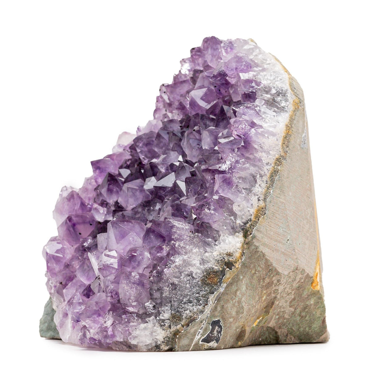 SAMSARI 1.5 to 2 Lb Amethyst Crystal Geode From Uruguay – 4" to 6" Height, Natural Large Amethyst Cluster Rock – Crystals and Healing Stones by Samsari