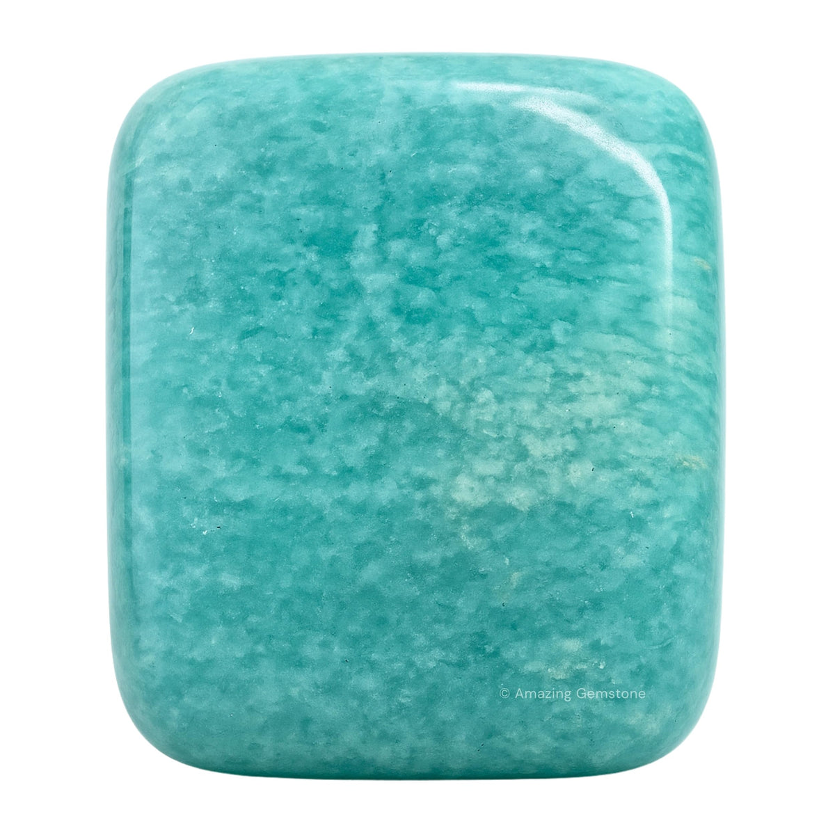Amazing Gemstone Amazonite Crystals and Healing Stones Tumbled - 1 oz, Natural Healing Stones for Energy Balance, Stress Relief - Premium Polished Gems Rocks for Meditation and Wellness