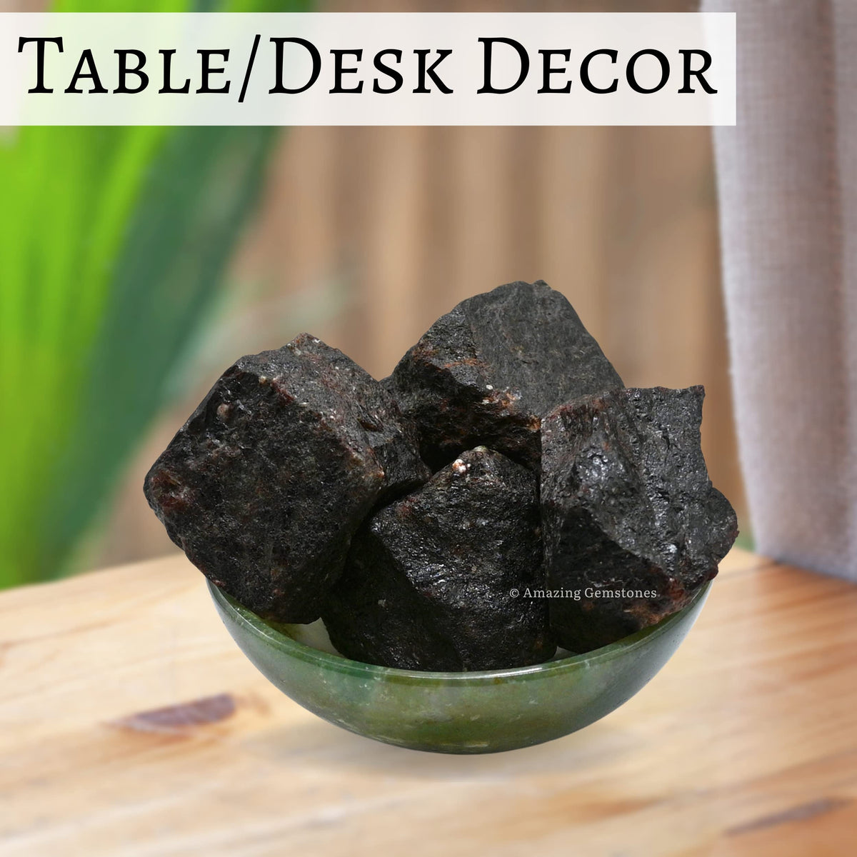 Amazing Gemstone Garnet Raw Crystals and Healing Stones, Natural Rocks For Tumbling - DIY Raw Stones And Crystals (1 Piece)