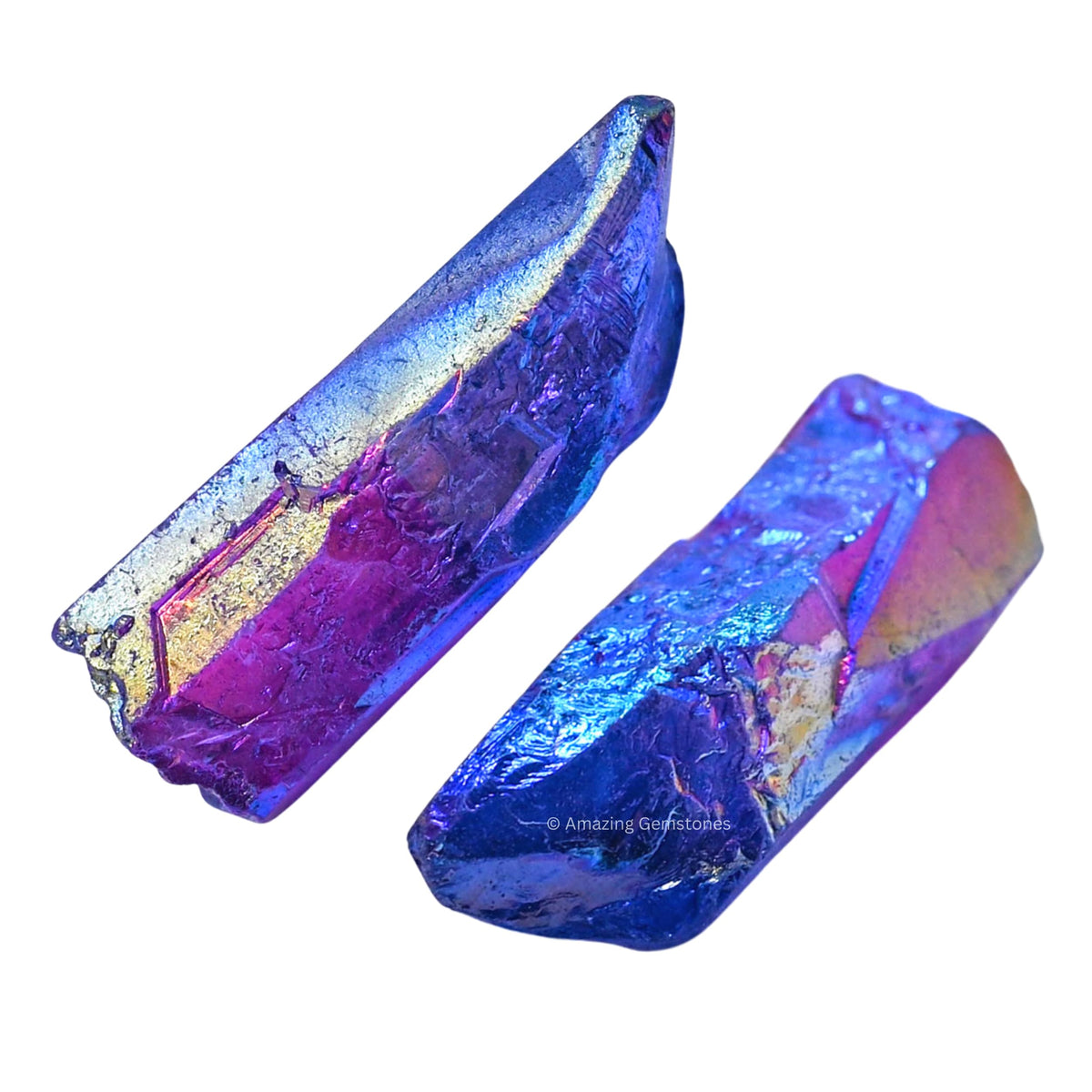 Amazing Gemstone Amethyst Aura Quartz Raw Crystals Point and Healing Stones, Natural Rocks for Meditation and DIY Raw Stones and Crystals (1 lb)