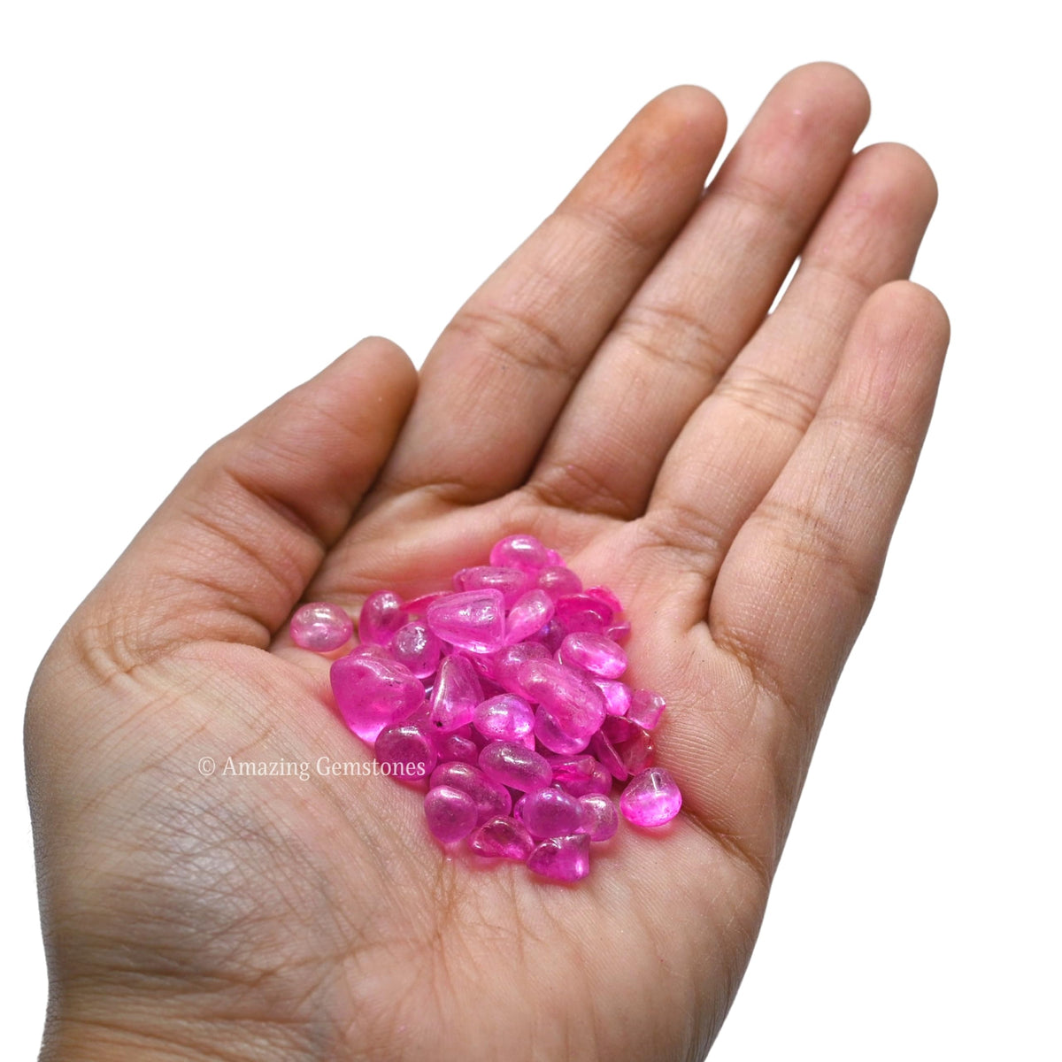 Amazing Gemstone Rose Aura Quartz Crystal Chips Aquarium Gravel Rocks - Aura Quartz Chips Bulk Fish Tank Gravel, Small Tumbled Stone Chips and Tiny Crystals for Decoration