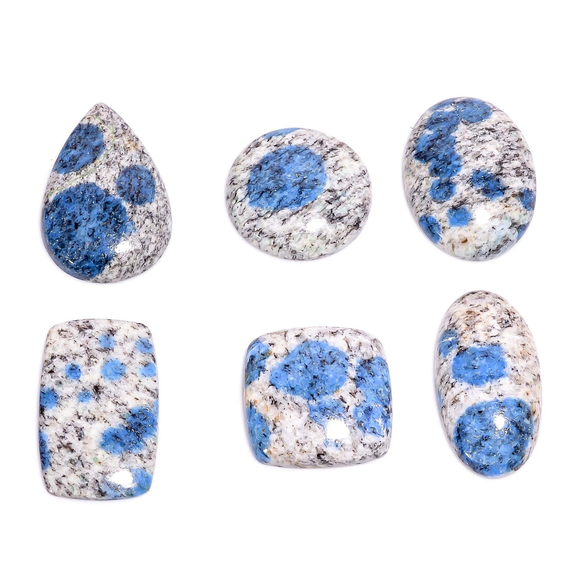 GEMKORA™ 100 carats K2 Jasper Gemstone Slices Wholesale Cabochons Lot, Jewelry Making Loose Gemstone, Polished Home Decor Specimen, DIY, Wire Wrapping, Reiki, Healing Crystals, Bulk Gemstone Deal