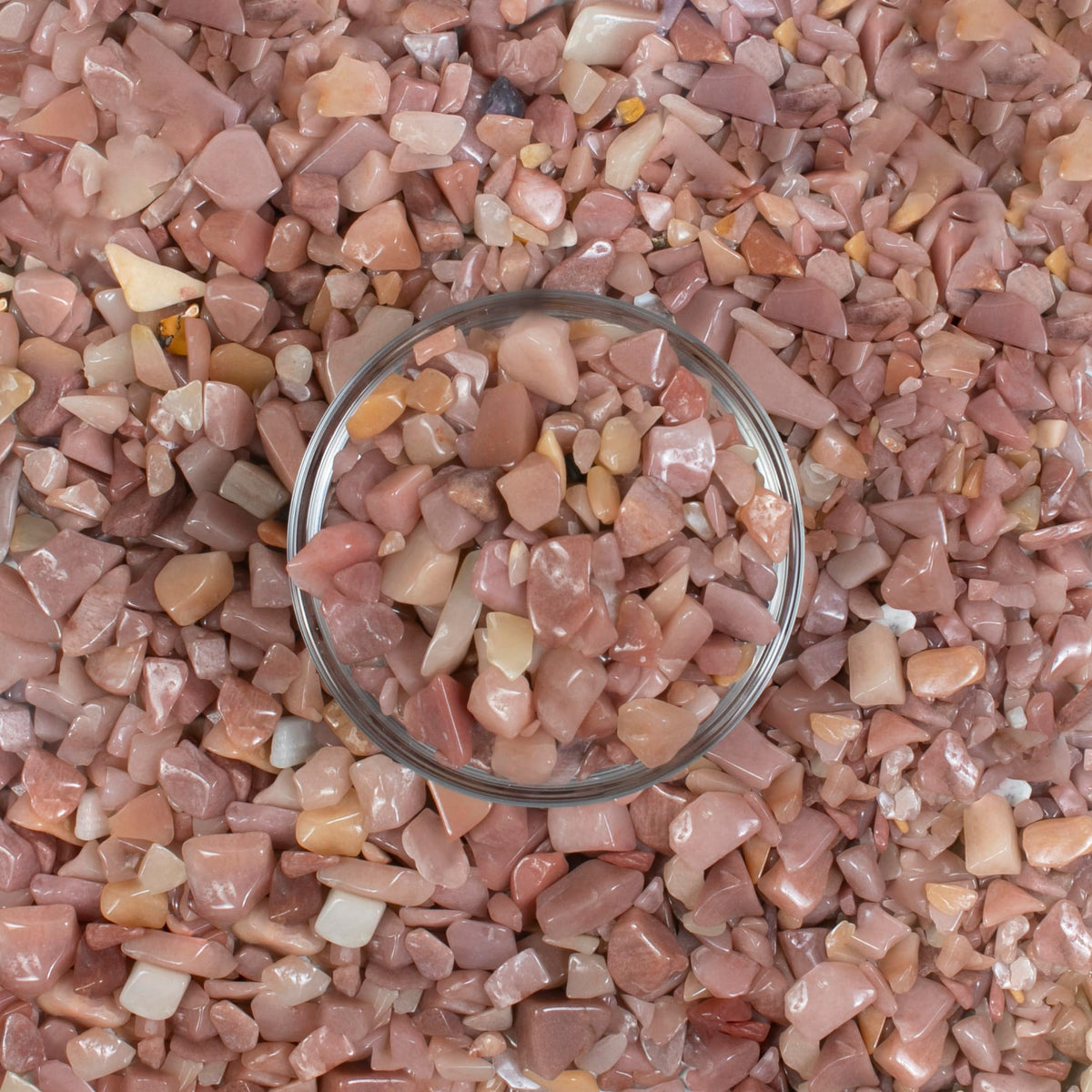 ZAICUS Pink Opal Chips Bulk 1 lb Natural Crushed Crystal Stones for Crafting, Tumbling, Resin Art, Reiki Healing, Meditation, Chakra Energy, Witchcraft Supplies, Valentine Gifts