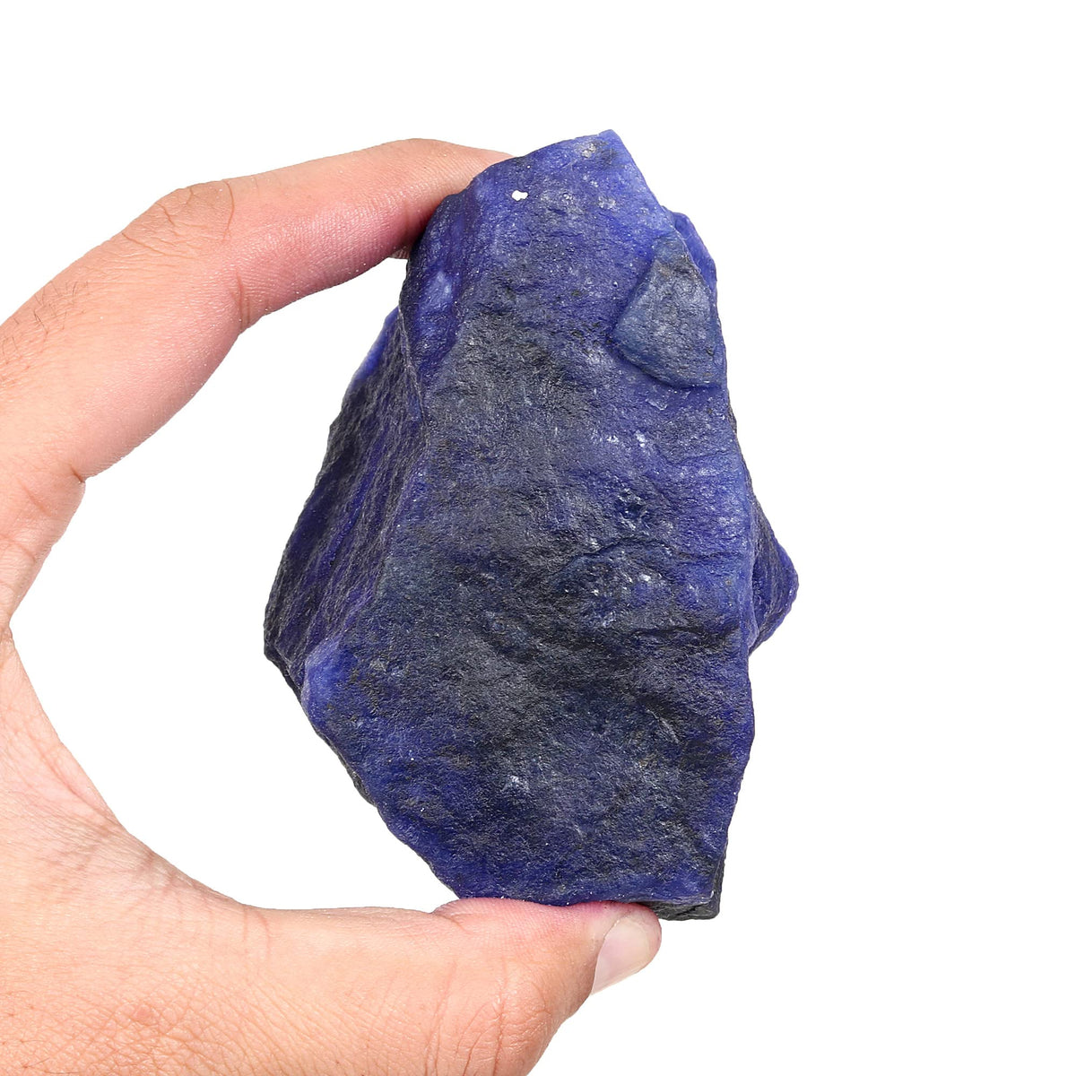 REAL-GEMS 1600 Ct Natural Raw Blue Sapphire Raw Loose Gemstone for Jewelry Making and Healing Crystal Energy Decor Display