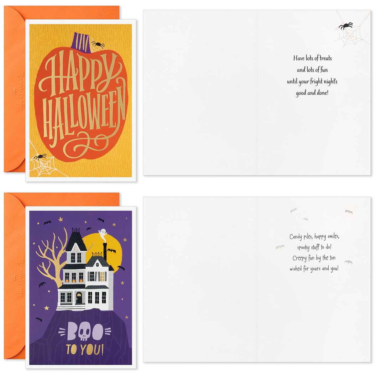 Hallmark Halloween Cards Assortment, Boo to You (36 Cards with Envelopes)