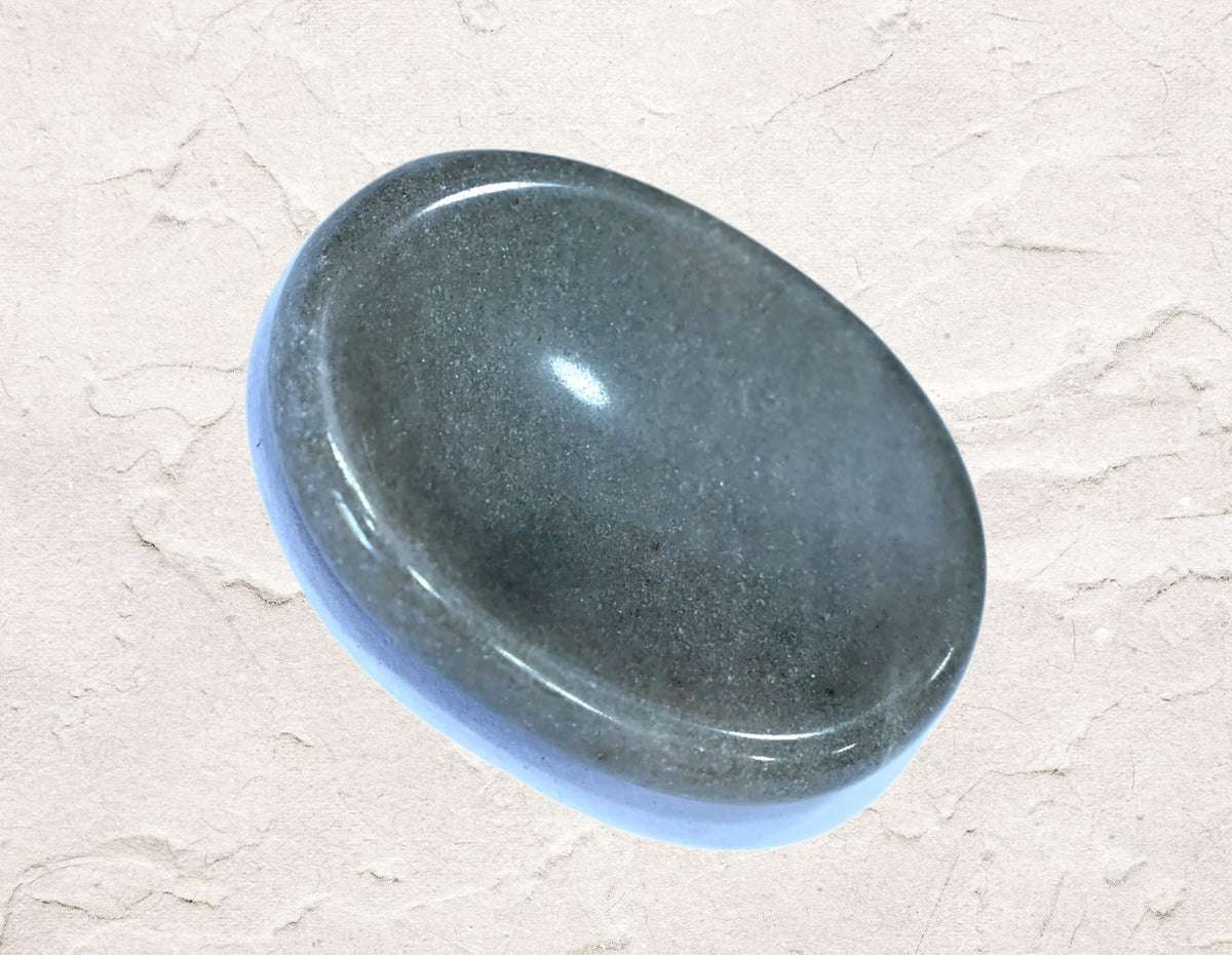 GEMSCITE Blue Aventurine Thumb Worry Stones Metaphysical Gemstone Crystal Healing Reiki Men Women Gift FENG Shui Positive Energy Love Wellness Palm Stones Wicca Powerful