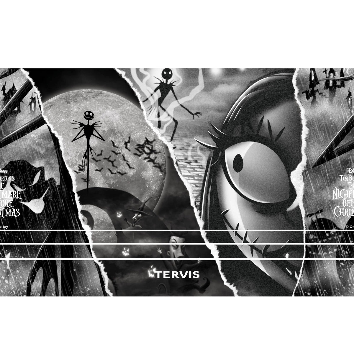 Tervis Traveler Disney - Nightmare Before Christmas Triple Walled Insulated Tumbler Travel Cup Keeps Drinks Cold & Hot, 30oz, Stainless Steel