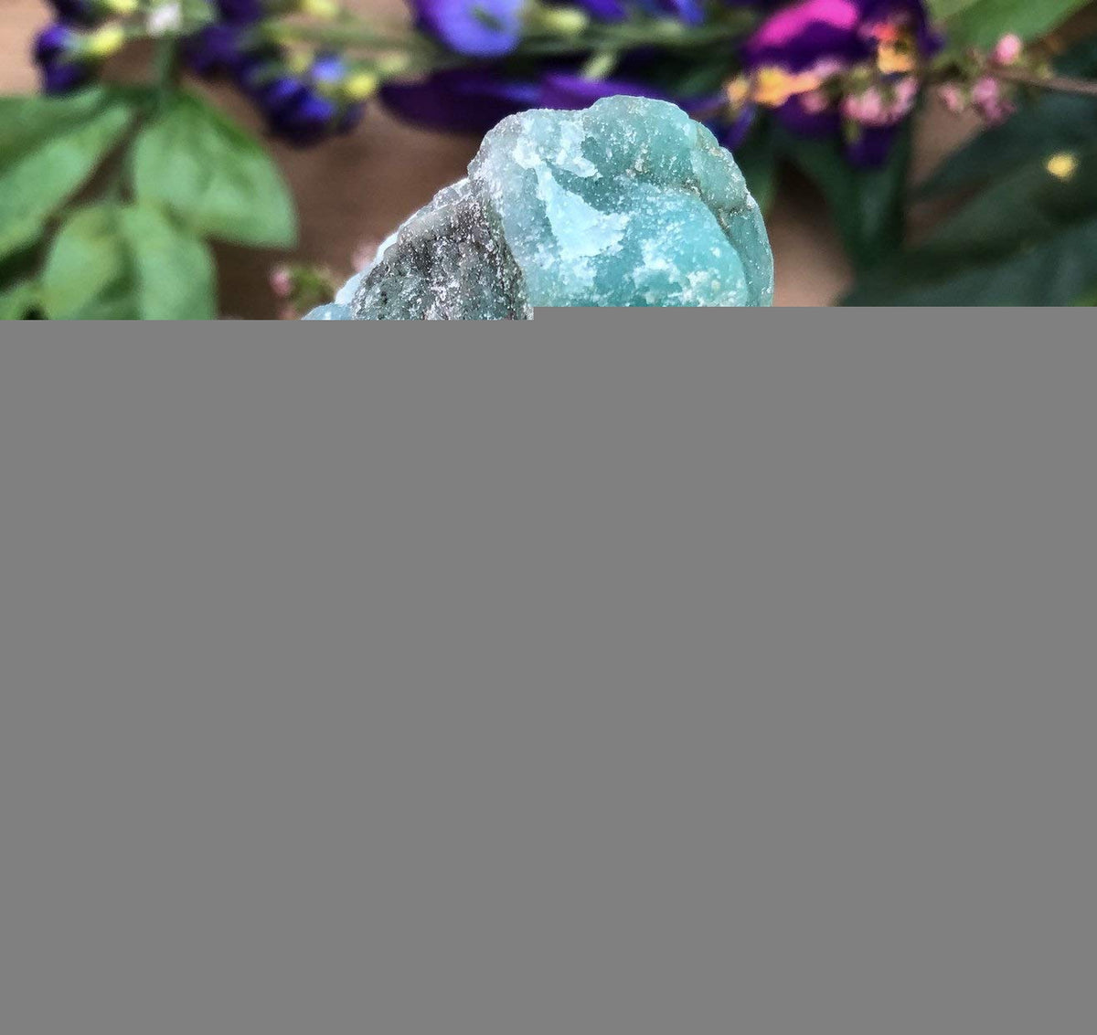 Zenkeeper 1Lb Amazonite Crystal Stone Natural Raw Stones & Fountain Rocks for Tumbling, Cabbing, Polishing, Wire Wrapping, Wicca & Reiki Crystal Healing