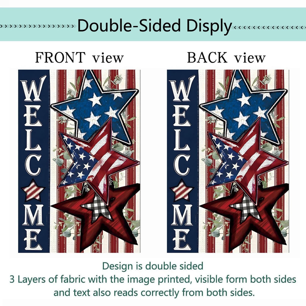 Seasonal Garden Flags Set of 12 Double Sided 12x18 Inch, Small Yard Flags for Outside, Spring Summer Fall Winter & Holiday Outdoor Decor, 4th of July Halloween Christmas Decorations for All Seasons