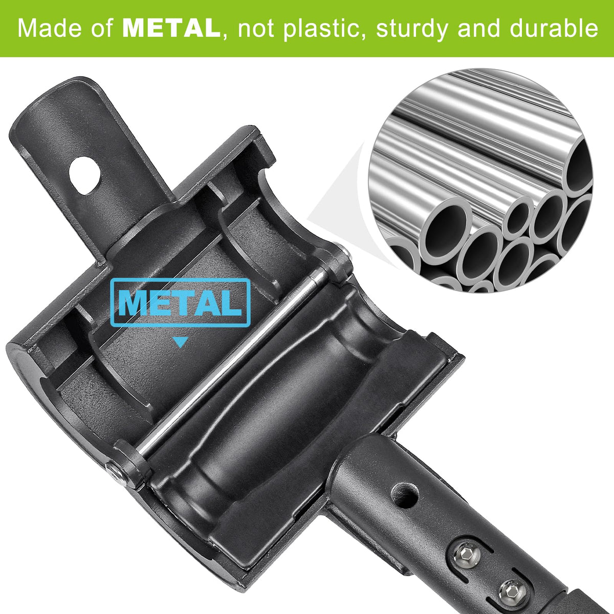 Kipika Adjustable Dumbbell to Barbell Converter - EZ Curling Bar Adapter - Versatile Weightlifting Equipment for Home Gym (A. Barbell Converter)