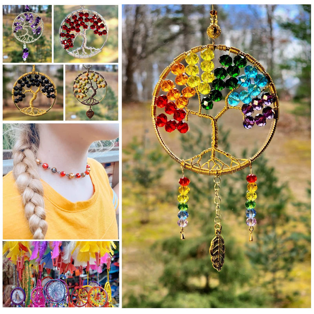Dowarm 10MM Round Crystal Beads for Jewelry Making, Crystal Paradise Faceted Crystal Glass Beads for Crafts Bracelet Wind Chimes Suncatcher, #5003 Rondelle Spacer Beads, Loose Gemstones, 50PCS