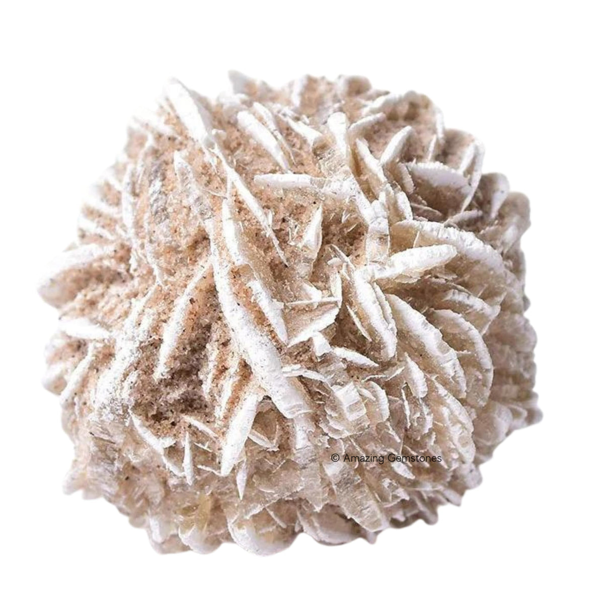 Amazing Gemstone Desert Rose Raw Crystals and Healing Stones, Natural Rocks for Tumbling - DIY Raw Stones and Crystals, 2 Pieces
