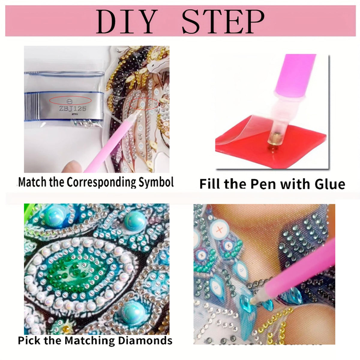 KUFWKEY DIY 4Pcs Set 5D Diamond Painting Kits for Adults,Owl Diamond Art Kit for Beginners, Special Shape Partial Crystal Rhinestones Sparkling Gem Art,Mosaic Crafts,Home Decor,11.81X11.81 inchs
