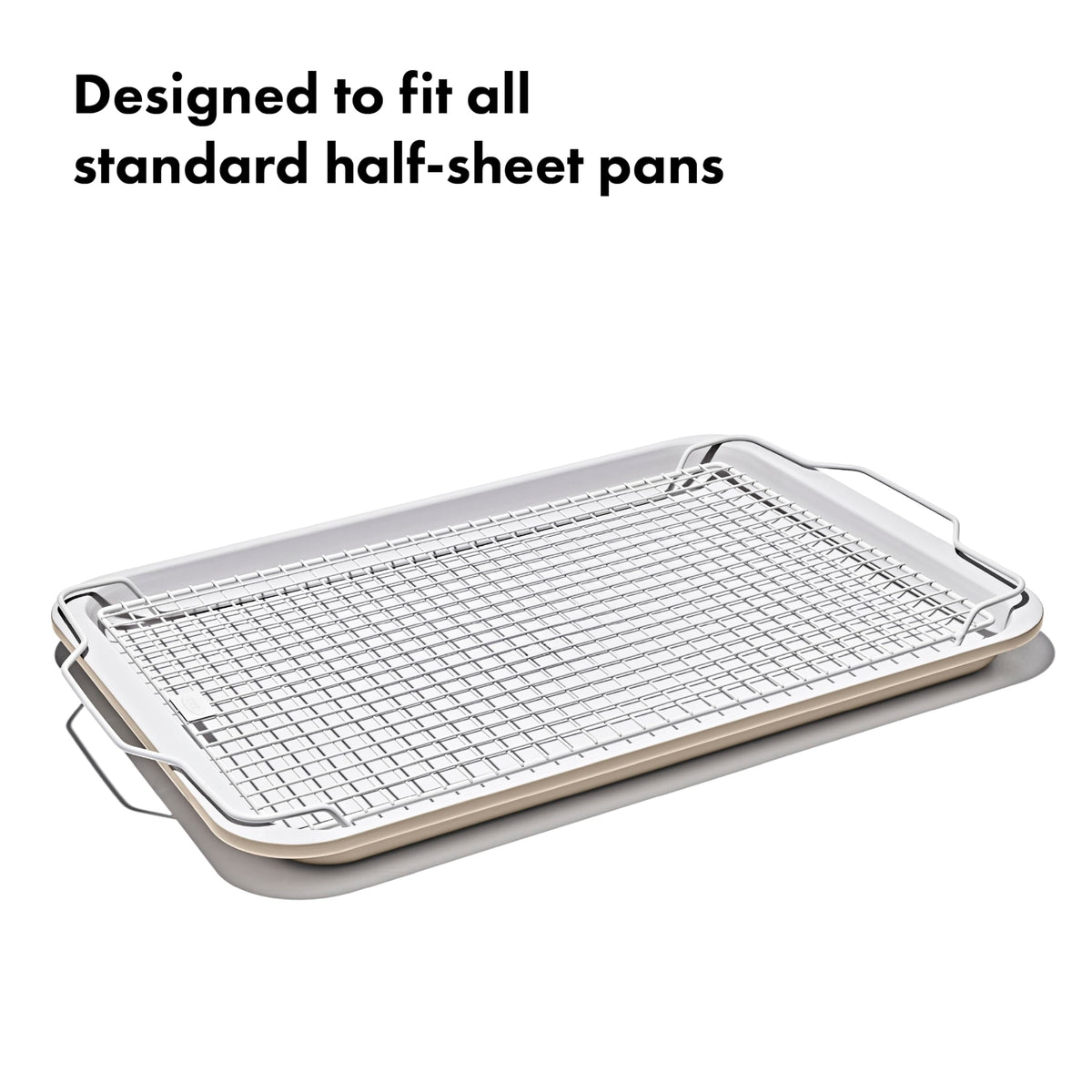 OXO Good Grips Non-Stick Pro Ceramic Coated Cooling and Baking Rack, Cooling Rack
