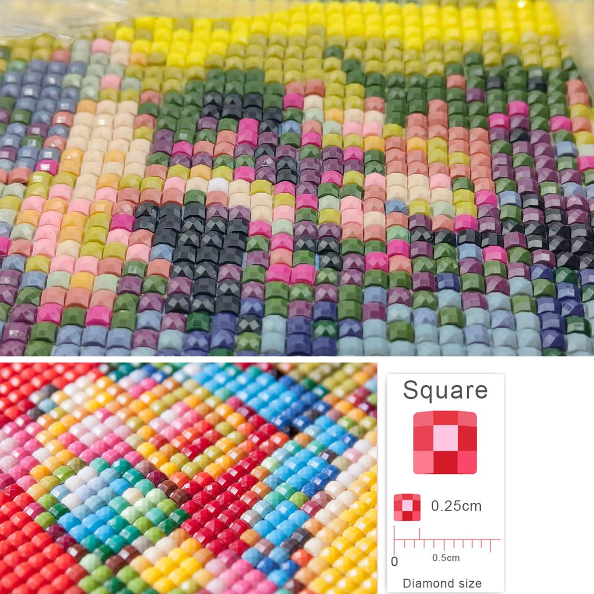 Lvmuu Diamond Painting Kits for Adults Hummingbirds, 5D DIY Full Square Drill Diamonds Art Sets for New Beginner, Large Animal Flowers Paint with Diamonds Beads Art Craft Home Decoration 40x50cm