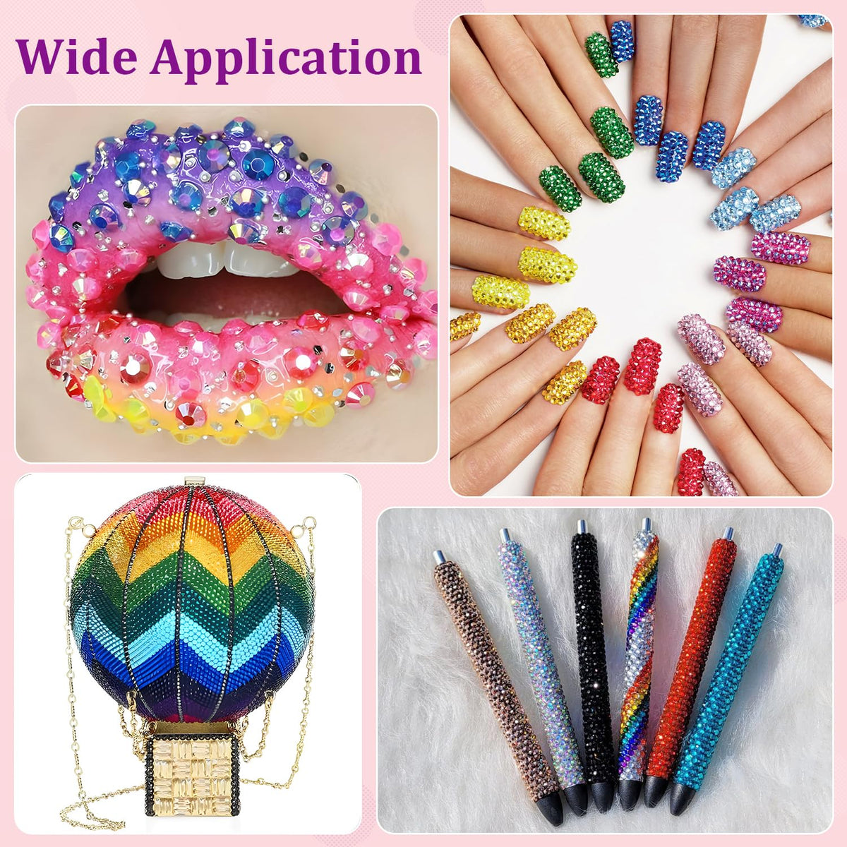 9000Pcs Resin Jelly Rhinestones with Tweezers for Crafting, Mixed-Color 5mm Flatback Gems, Bedazzling Crystal with 3Pcs 10ml B7000 Jewelry Glue for DIY Crafts Clothing Tumblers Shoes Nail Art