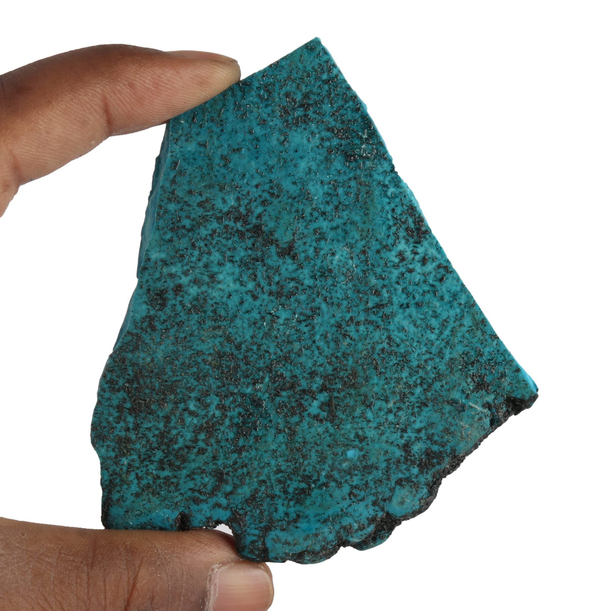 REAL-GEMS Gemstones For Jewelry Making 278.00 Carat Natural Blue Turquoise Slab Crystals and Stones Jewelry Making For Women And Men