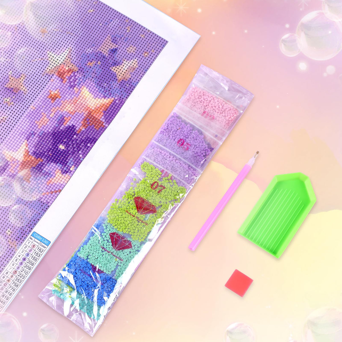 HMDIIMGE 5D Candle Bat Black Cat Diamond Painting Kits, Full Round Diamond Crystal Art Craft Kits for Adults, for Wall Decor and Living Room Decor Gifts 12x18 inch