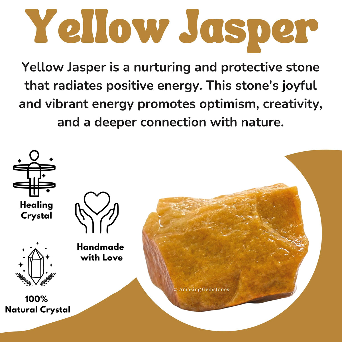 Amazing Gemstone 2 Pieces Yellow Jasper Raw Crystals and Healing Stones, Natural Rocks for Tumbling and DIY Raw Stones and Crystals